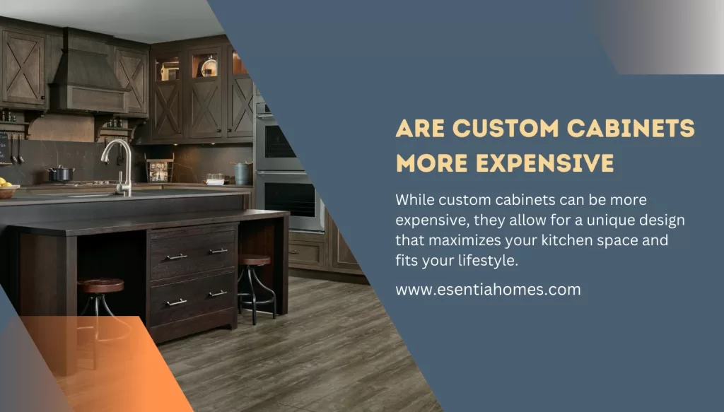 Are custom cabinets more expensive